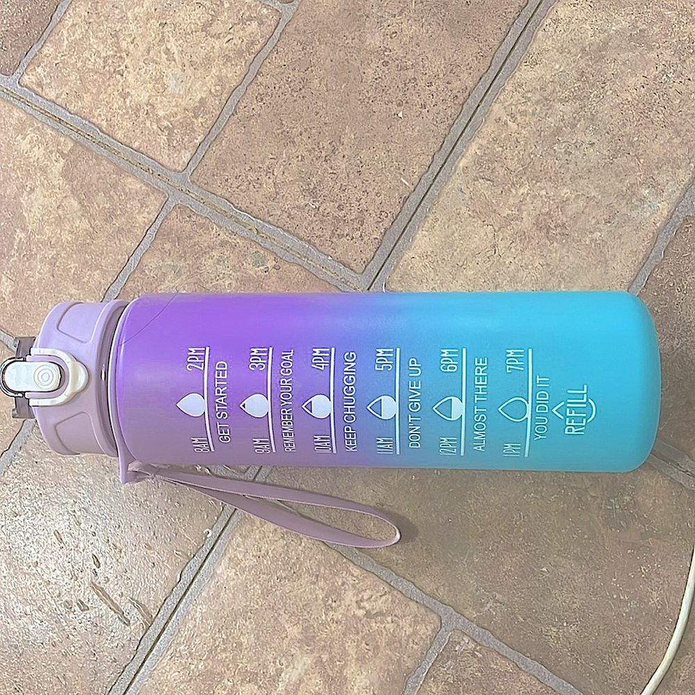 BPA free Gym Portable Bottle, Office Water Bottle Hydration tracker